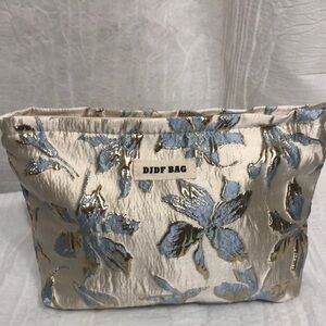 Floral Cosmetics Bag NWOT